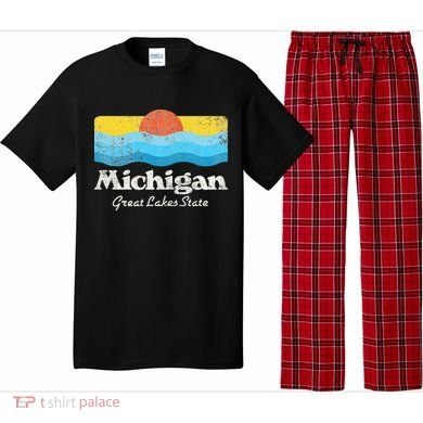 Michigan Great Lakes State Pajama Set