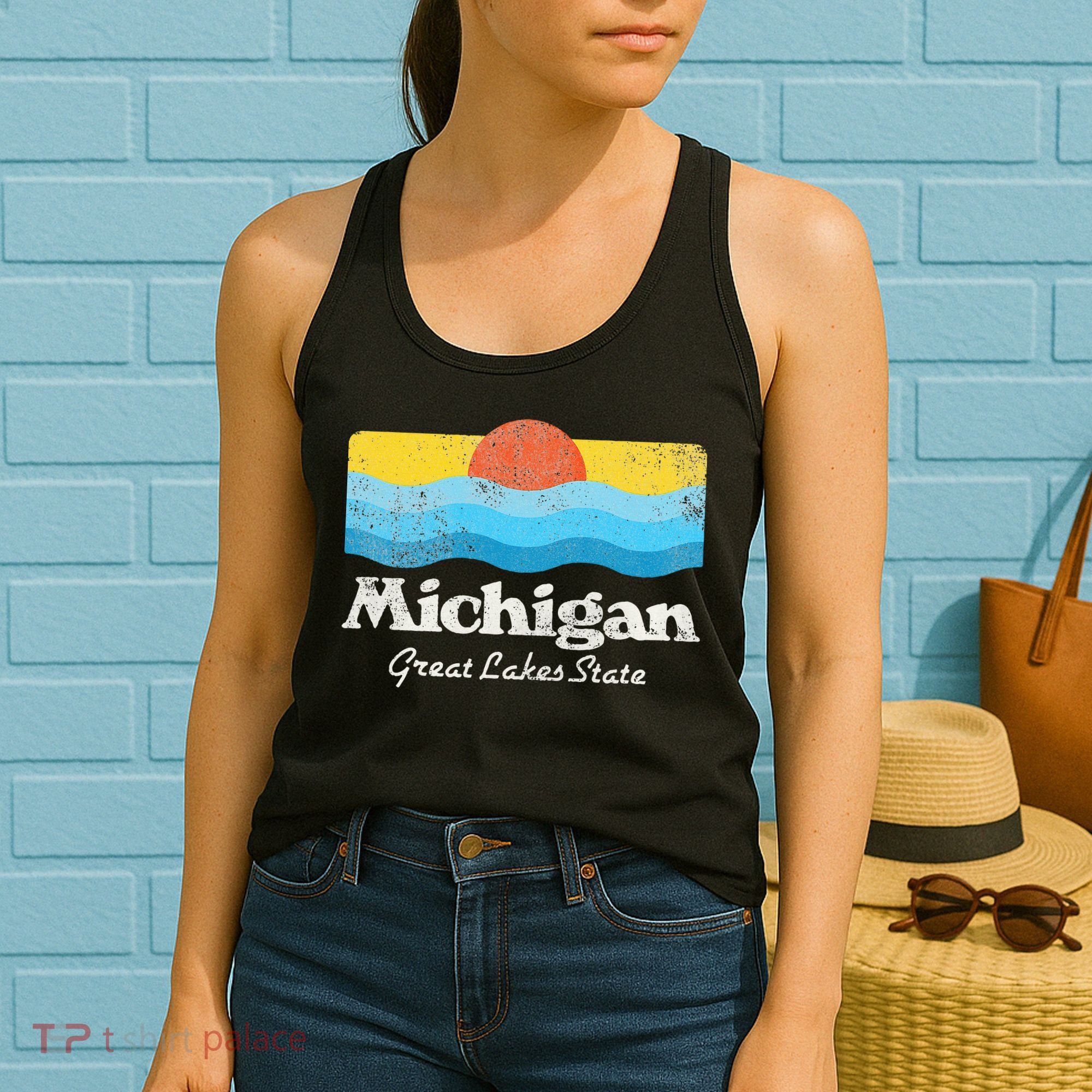 Michigan Great Lakes State Women's Tank Top
