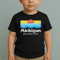 Michigan Great Lakes State Toddler T-Shirt thumb 2