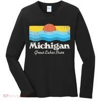 Michigan Great Lakes State Women's Long Sleeve Shirt thumb 0