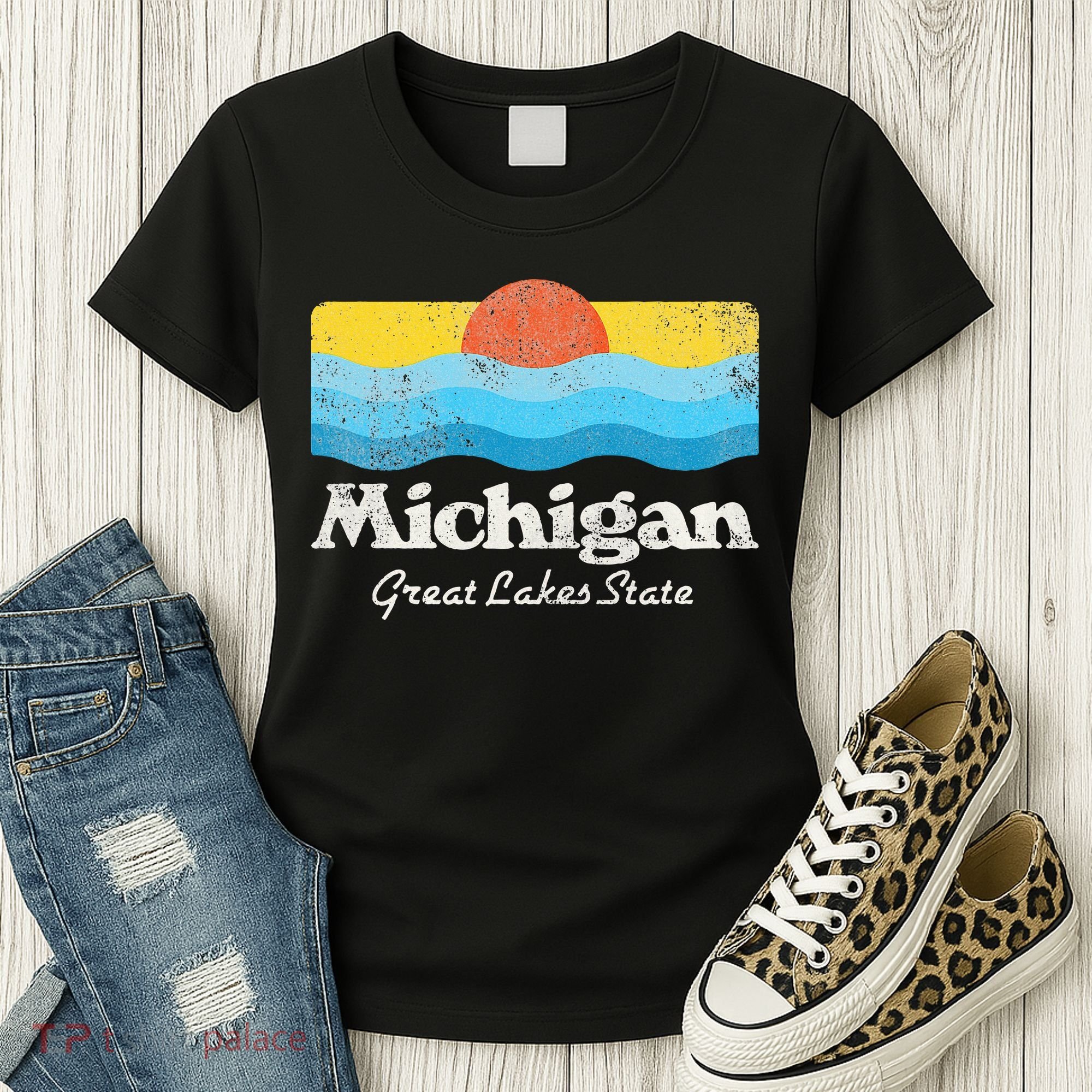 Michigan Great Lakes State Women's T-Shirt