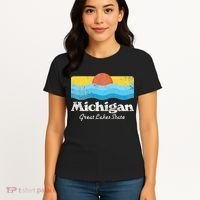 Michigan Great Lakes State Women's T-Shirt thumb 4