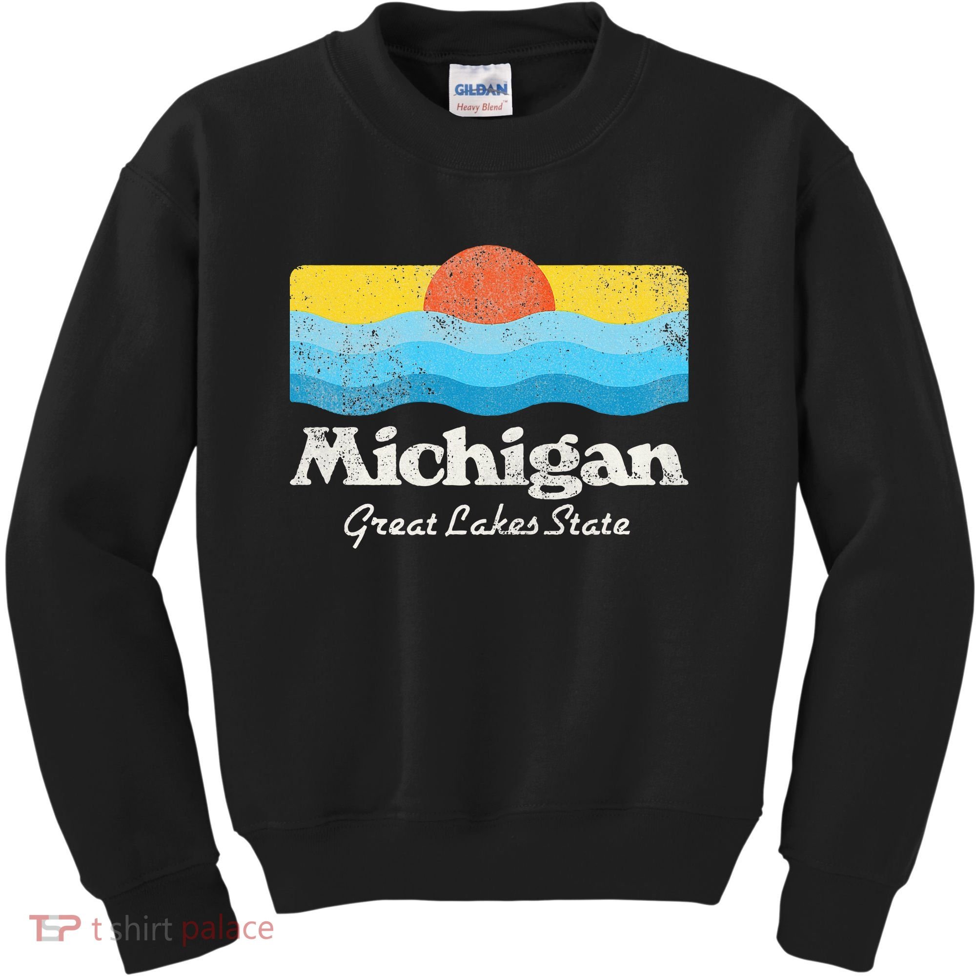 Michigan Great Lakes State Kids Sweatshirt