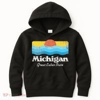 Michigan Great Lakes State Kids Hoodie thumb 0