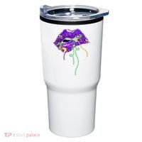 Mardi Gras Lip Beads Festive Tumbler thumb 0
