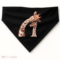 Mama Giraffe Love Gift; Protect Giraffe Gift; Gift USA-Made Doggie Bandana thumb 0