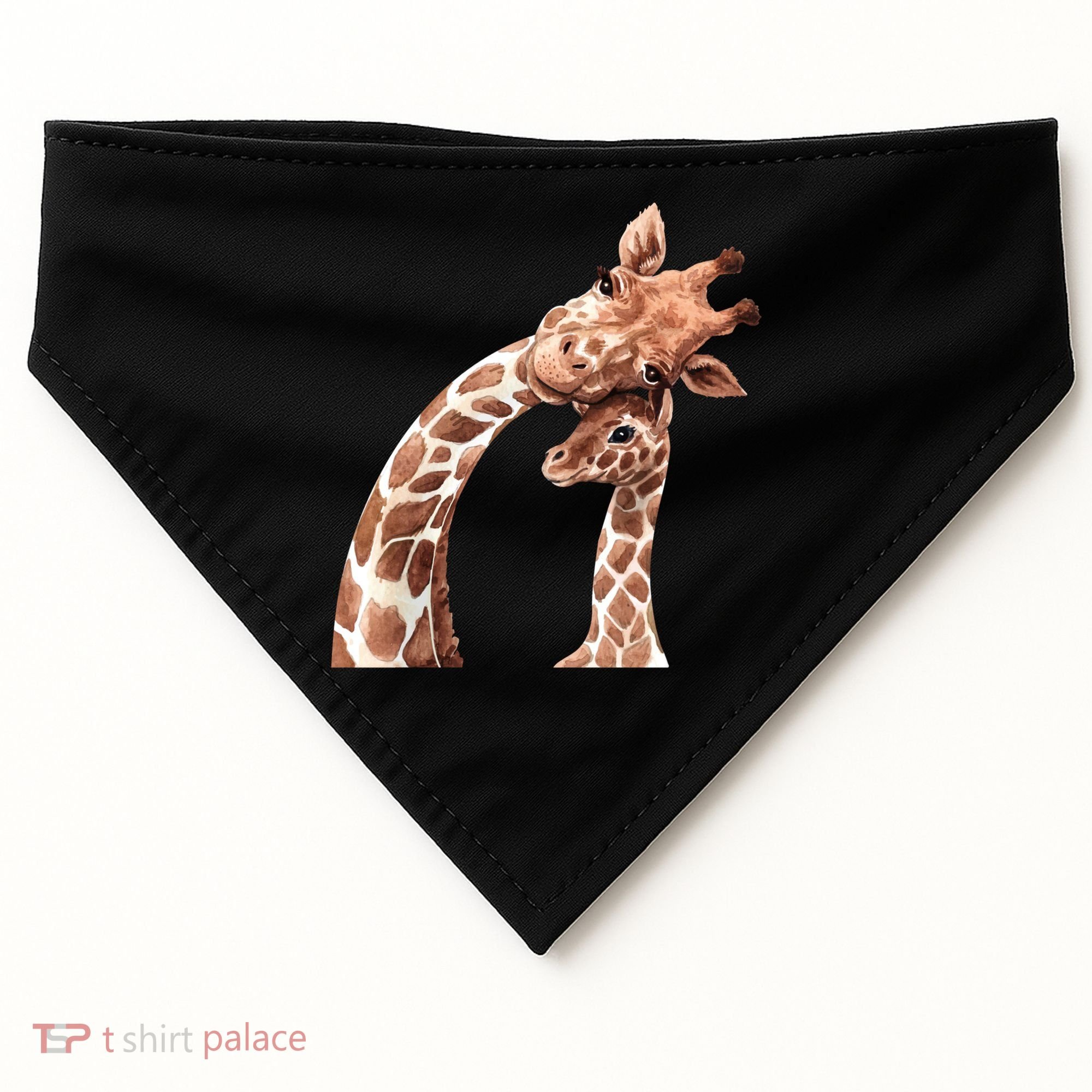 Mama Giraffe Love Gift; Protect Giraffe Gift; Gift USA-Made Doggie Bandana