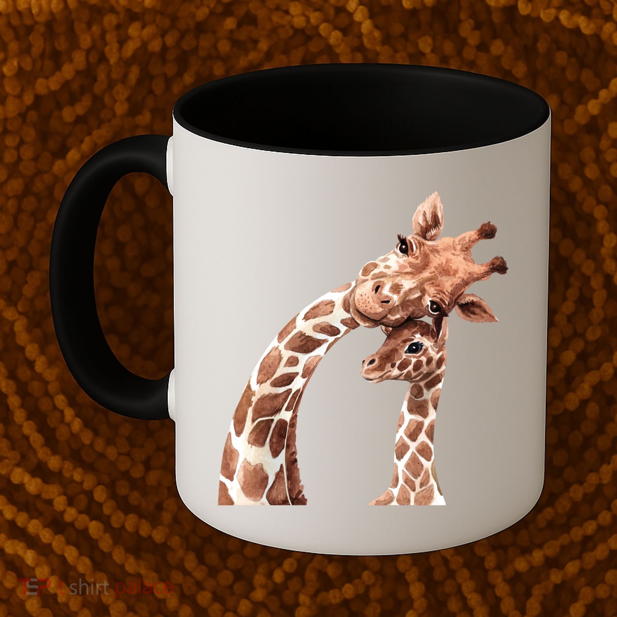 Mama Giraffe Love Gift; Protect Giraffe Gift; Gift Coffee Mug
