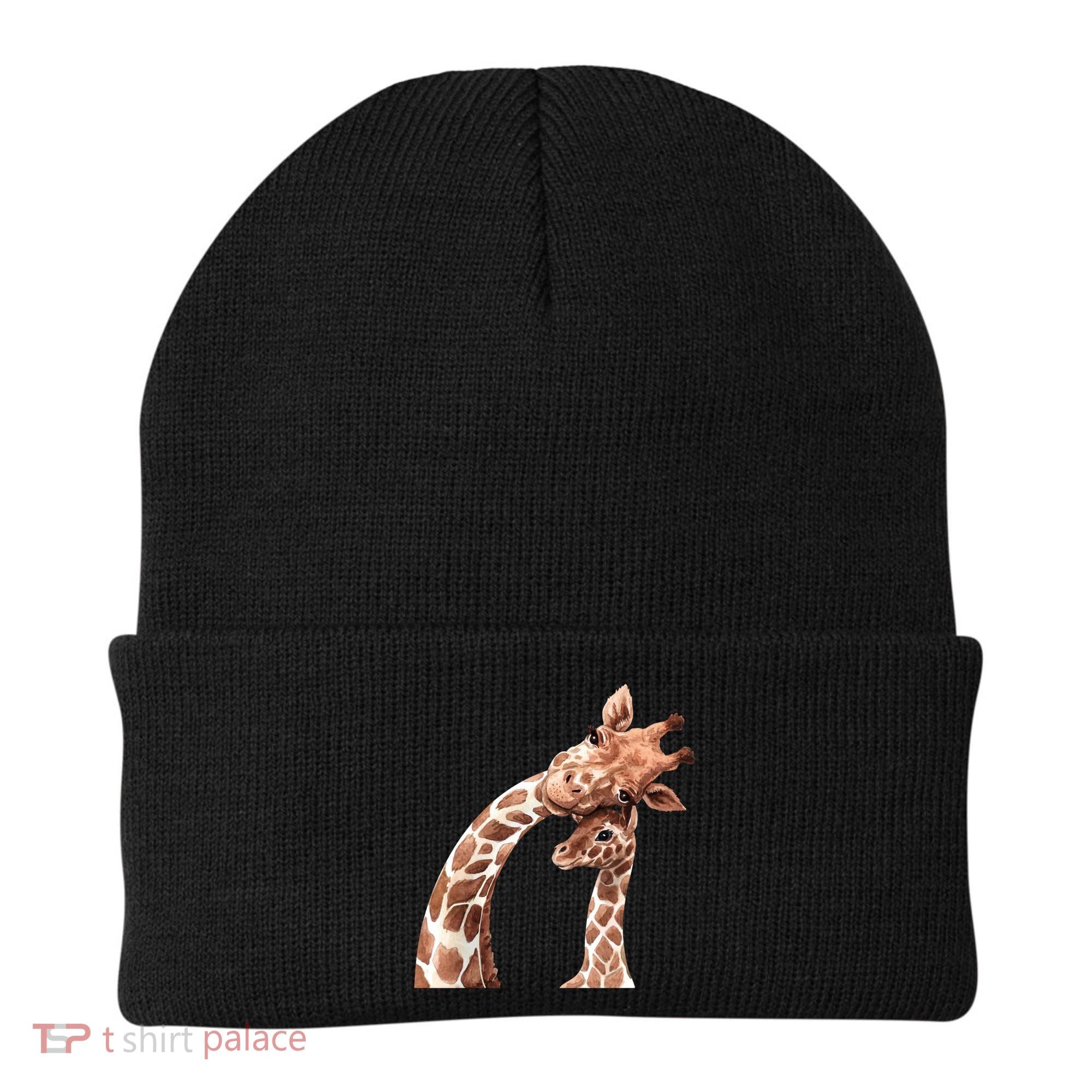 Mama Giraffe Love Gift; Protect Giraffe Gift; Gift Beanie