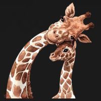 Mama Giraffe Love Gift; Protect Giraffe Gift; Gift Pajama Set thumb 2