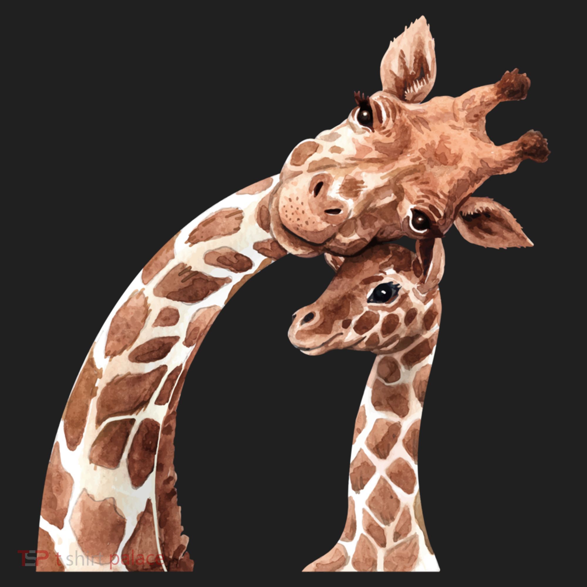 Mama Giraffe Love Gift; Protect Giraffe Gift; Gift Golf Towel