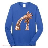 Mama Giraffe Love Gift; Protect Giraffe Gift; Gift Long Sleeve Shirt thumb 0