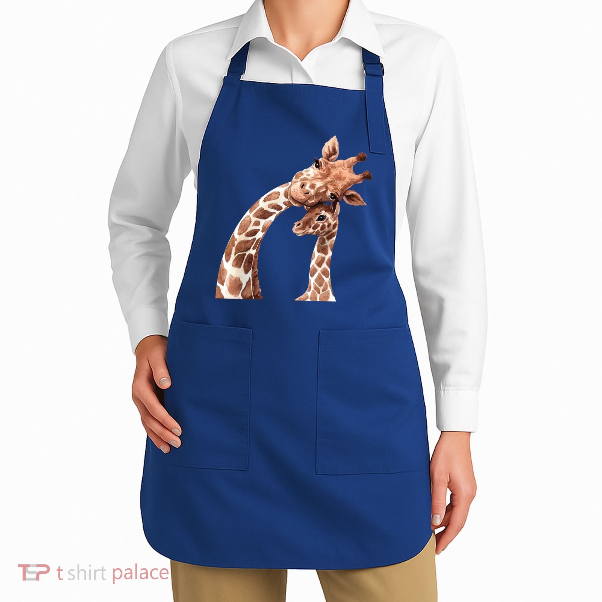 Mama Giraffe Love Gift; Protect Giraffe Gift; Gift Apron