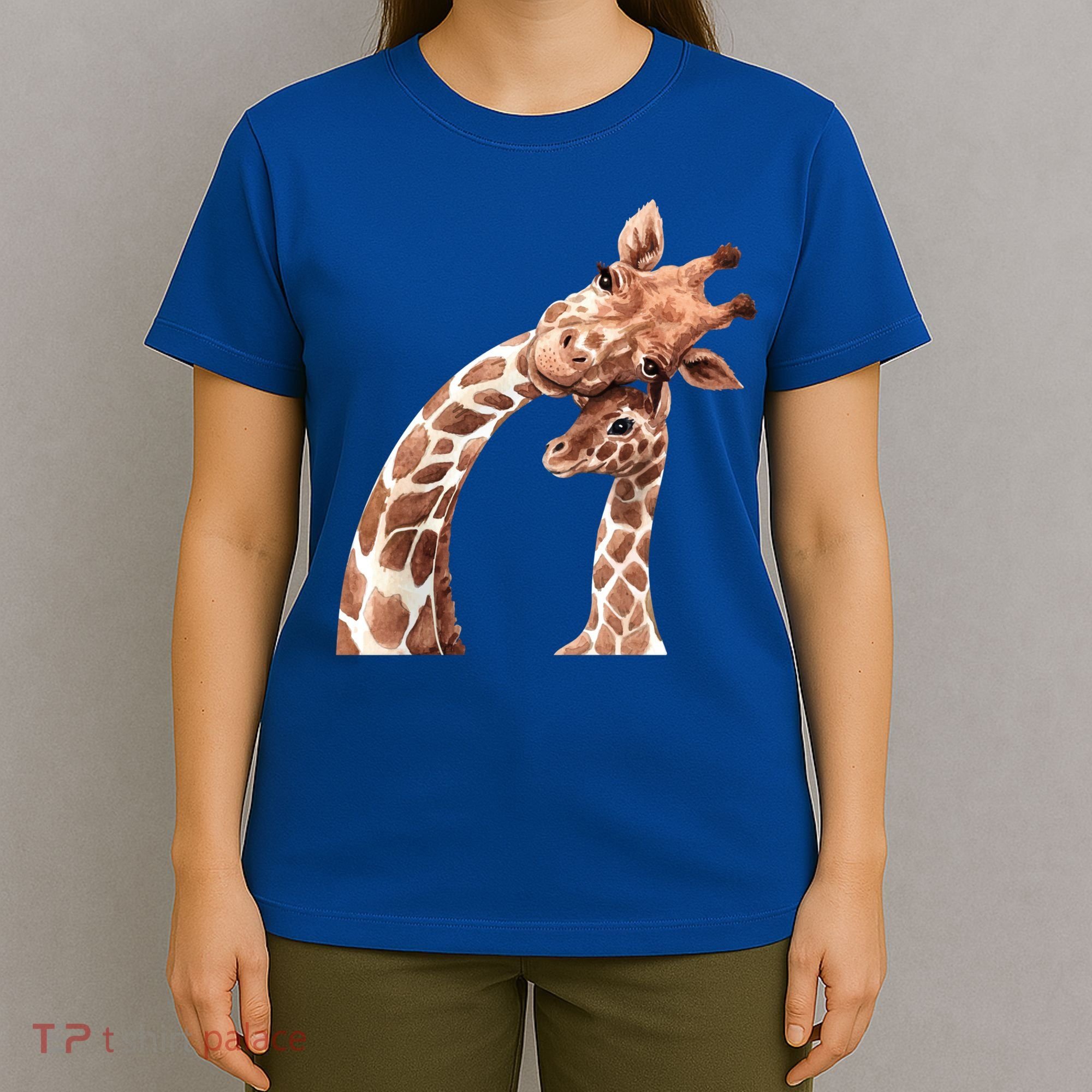 Mama Giraffe Love Gift; Protect Giraffe Gift; Gift T-Shirt