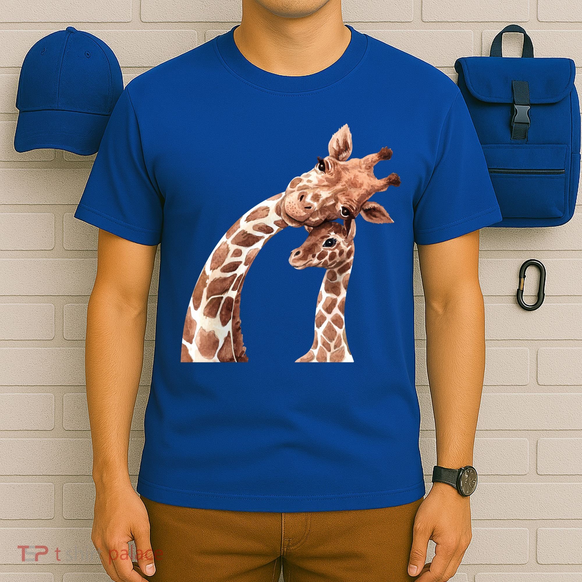 Mama Giraffe Love Gift; Protect Giraffe Gift; Gift T-Shirt