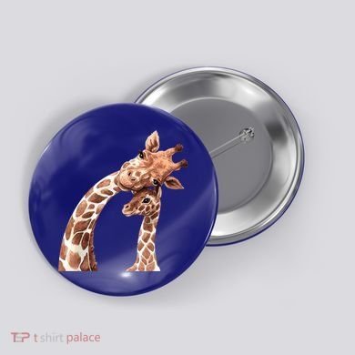 Mama Giraffe Love Gift; Protect Giraffe Gift; Gift Button