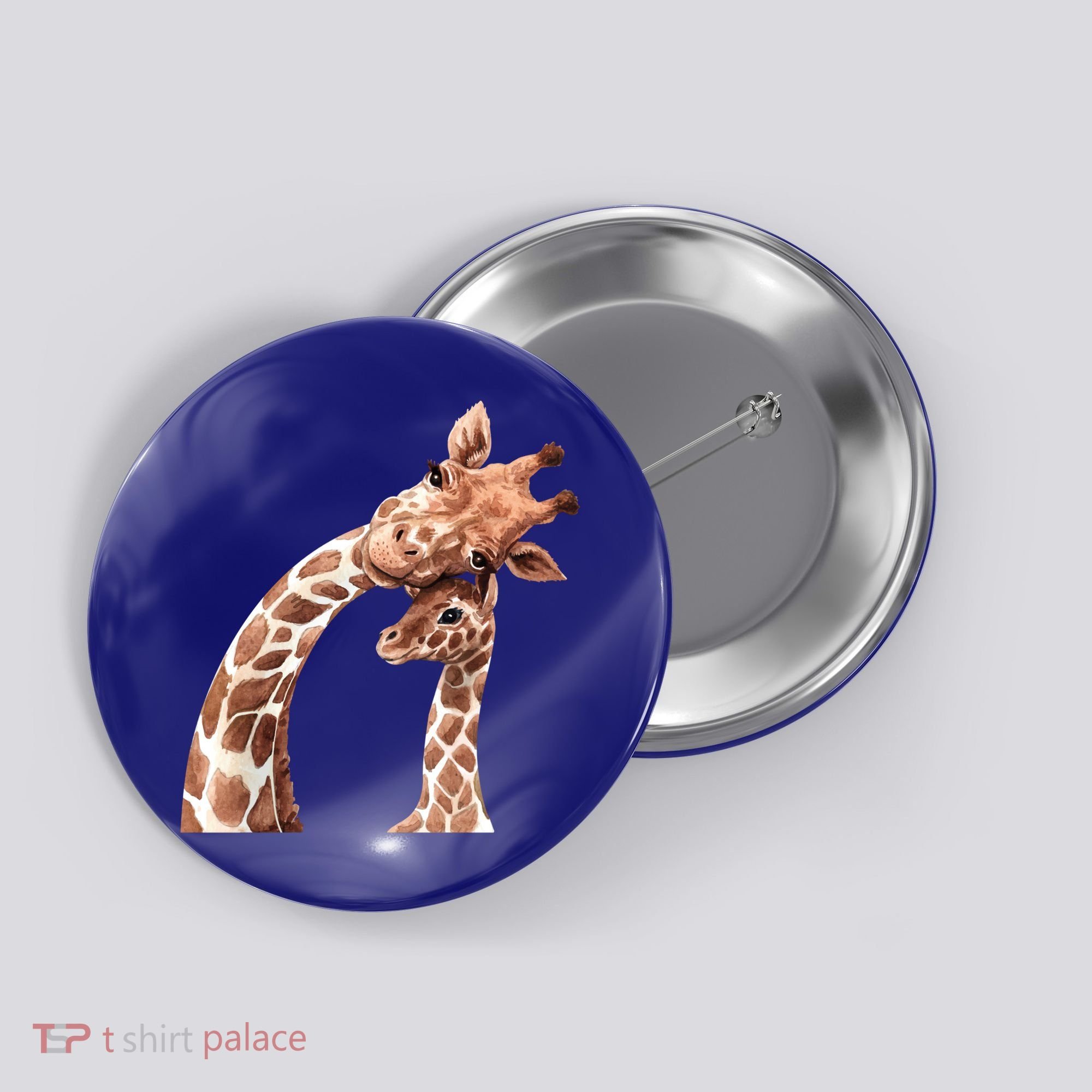 Mama Giraffe Love Gift; Protect Giraffe Gift; Gift Button