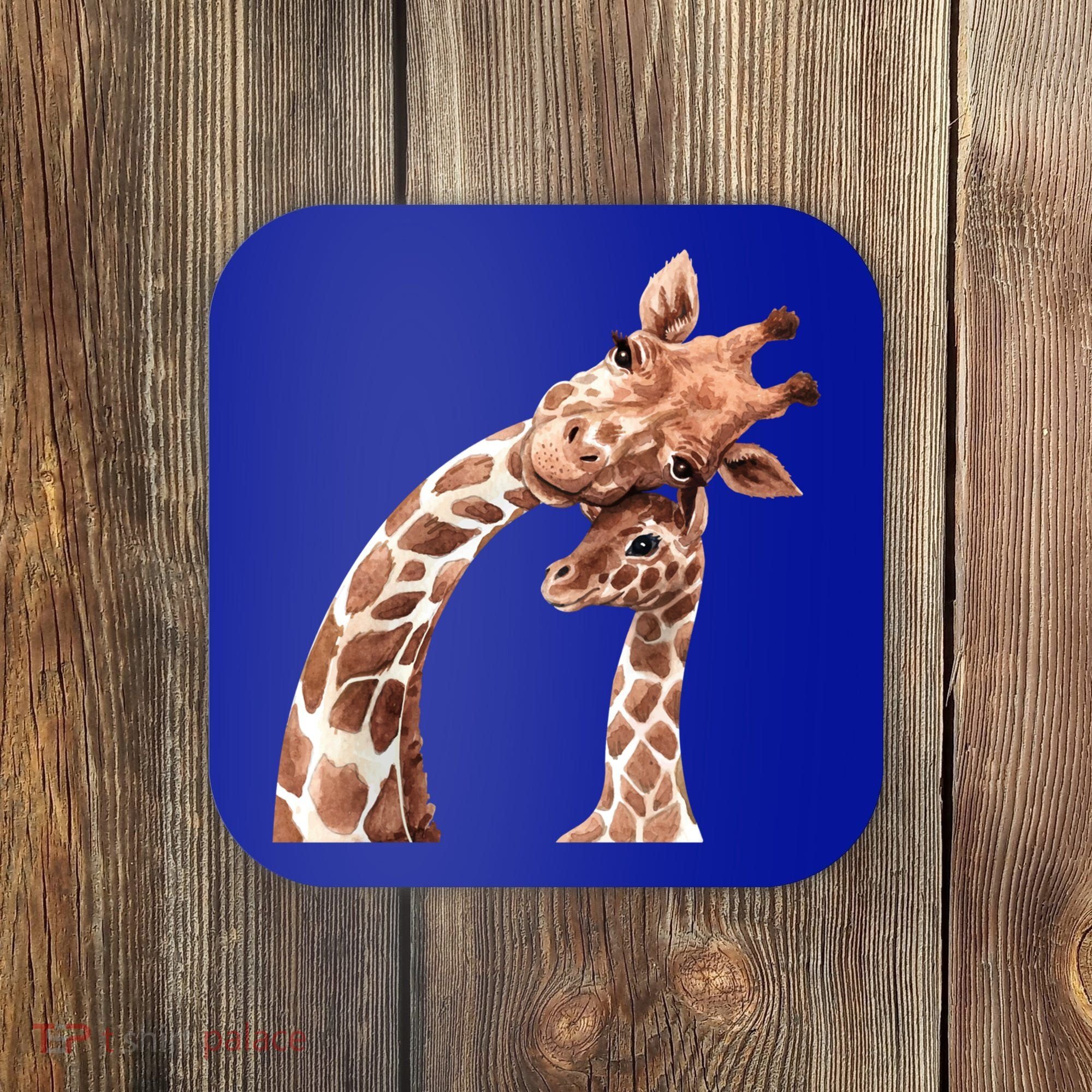 Mama Giraffe Love Gift; Protect Giraffe Gift; Gift Coaster
