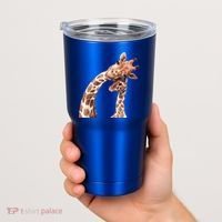 Mama Giraffe Love Gift; Protect Giraffe Gift; Gift Tumbler thumb 2