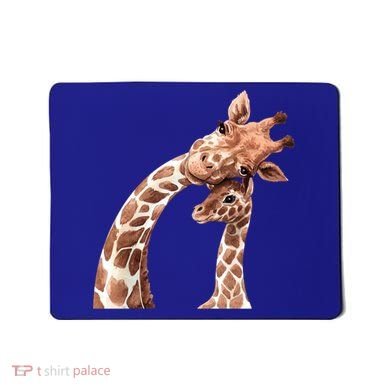 Mama Giraffe Love Gift; Protect Giraffe Gift; Gift Mousepad