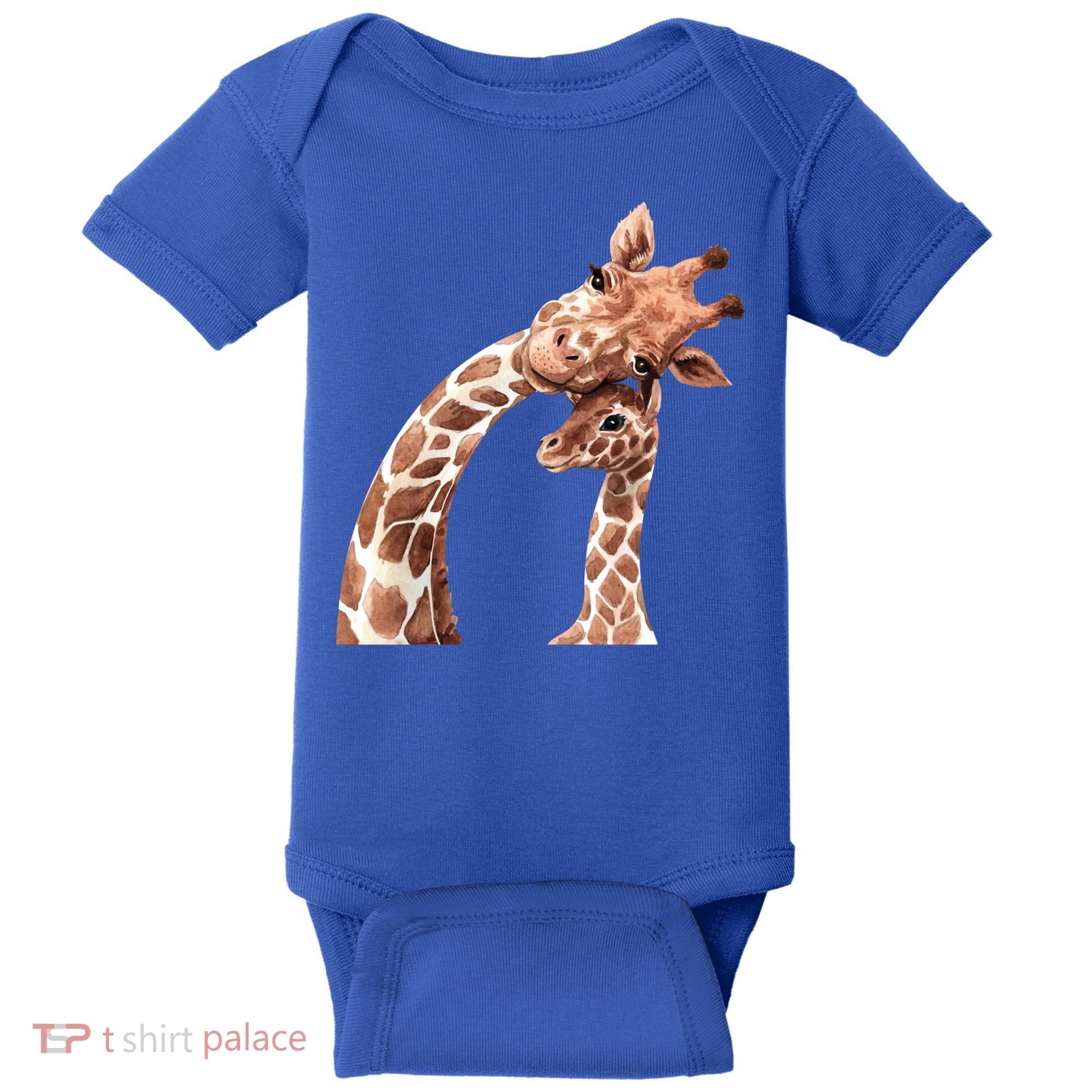 Mama Giraffe Love Gift; Protect Giraffe Gift; Gift Baby Bodysuit