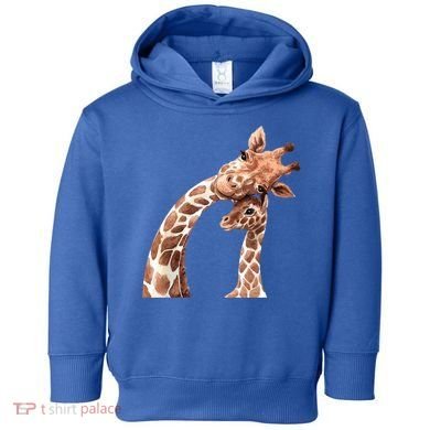 Mama Giraffe Love Gift; Protect Giraffe Gift; Gift Toddler Hoodie