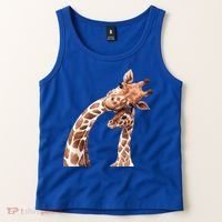 Mama Giraffe Love Gift; Protect Giraffe Gift; Gift Tank Top thumb 2