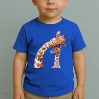 Mama Giraffe Love Gift; Protect Giraffe Gift; Gift Toddler T-Shirt thumb 2
