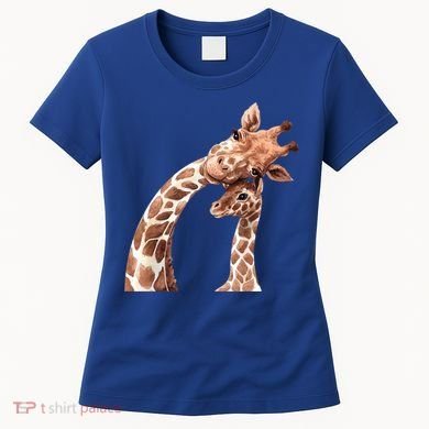 Mama Giraffe Love Gift; Protect Giraffe Gift; Gift Women's T-Shirt