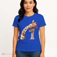 Mama Giraffe Love Gift; Protect Giraffe Gift; Gift Women's T-Shirt thumb 4