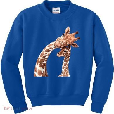 Mama Giraffe Love Gift; Protect Giraffe Gift; Gift Kids Sweatshirt
