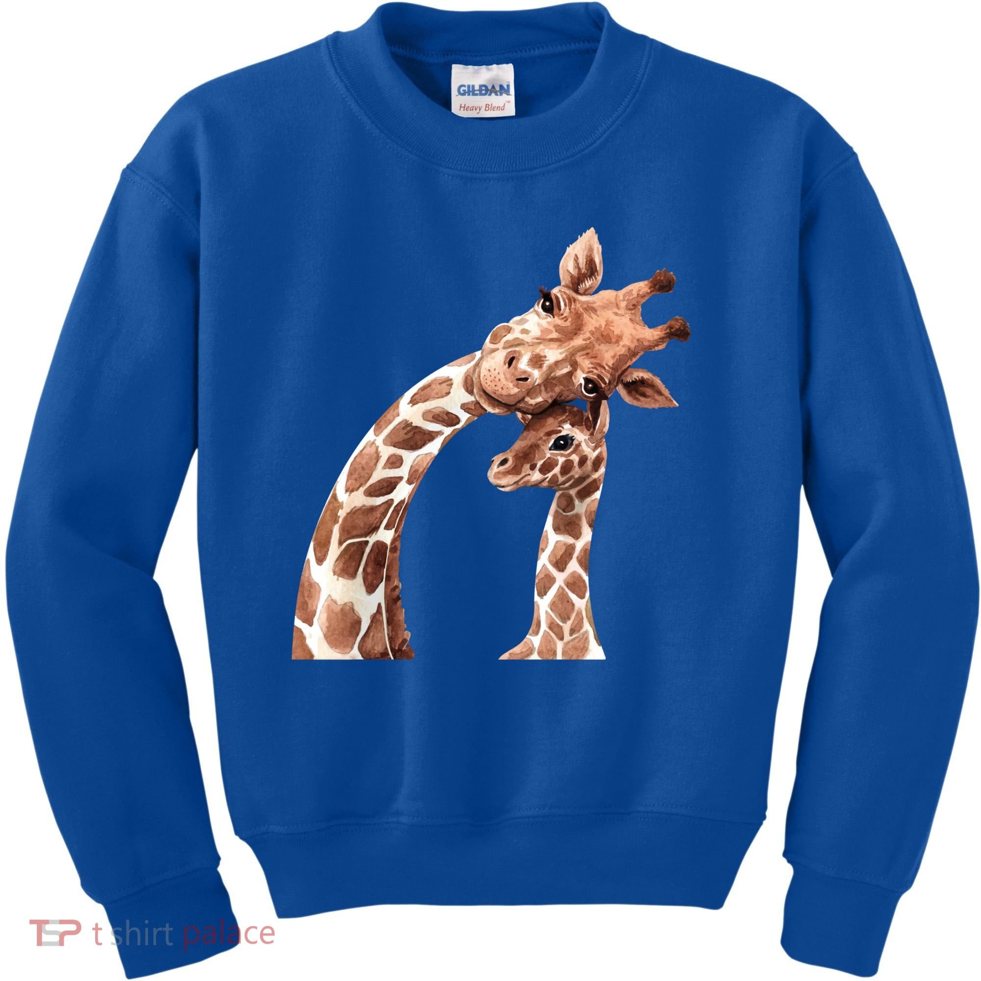 Mama Giraffe Love Gift; Protect Giraffe Gift; Gift Kids Sweatshirt