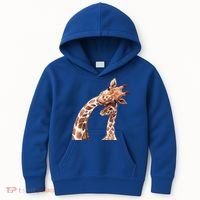 Mama Giraffe Love Gift; Protect Giraffe Gift; Gift Kids Hoodie thumb 0