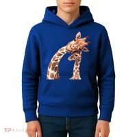 Mama Giraffe Love Gift; Protect Giraffe Gift; Gift Kids Hoodie thumb 4