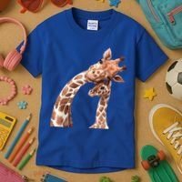 Mama Giraffe Love Gift; Protect Giraffe Gift; Gift Kids T-Shirt thumb 3
