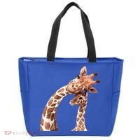 Mama Giraffe Love Gift; Protect Giraffe Gift; Gift Tote Bag thumb 0