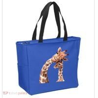 Mama Giraffe Love Gift; Protect Giraffe Gift; Gift Tote Bag thumb 2