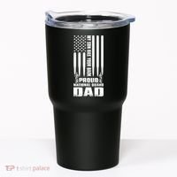 Mens Gift My Son Has Your Back Proud National Guard Dad Army Dad Gift Tumbler thumb 0