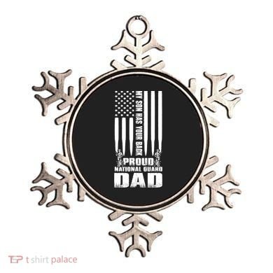Mens Gift My Son Has Your Back Proud National Guard Dad Army Dad Gift Ornament