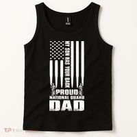 Mens Gift My Son Has Your Back Proud National Guard Dad Army Dad Gift Tank Top thumb 2