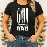 Mens Gift My Son Has Your Back Proud National Guard Dad Army Dad Gift Women's T-Shirt thumb 2