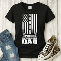 Mens Gift My Son Has Your Back Proud National Guard Dad Army Dad Gift Women's T-Shirt thumb 3