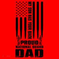 Mens Gift My Son Has Your Back Proud National Guard Dad Army Dad Gift Santa Hat thumb 1