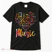 Musician Gift Musical Instrument Music Notes Treble Clef Tall T-Shirt thumb 0