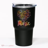 Musician Gift Musical Instrument Music Notes Treble Clef Tumbler thumb 0