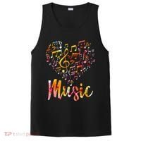 Musician Gift Musical Instrument Music Notes Treble Clef PosiCharge Competitor Tank thumb 0