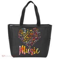 Musician Gift Musical Instrument Music Notes Treble Clef Tote Bag thumb 0