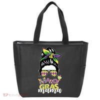 Mardi Gras Mama Hair Bun Celebration Tote Bag thumb 0
