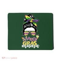 Mardi Gras Mama Hair Bun Celebration Mousepad thumb 0