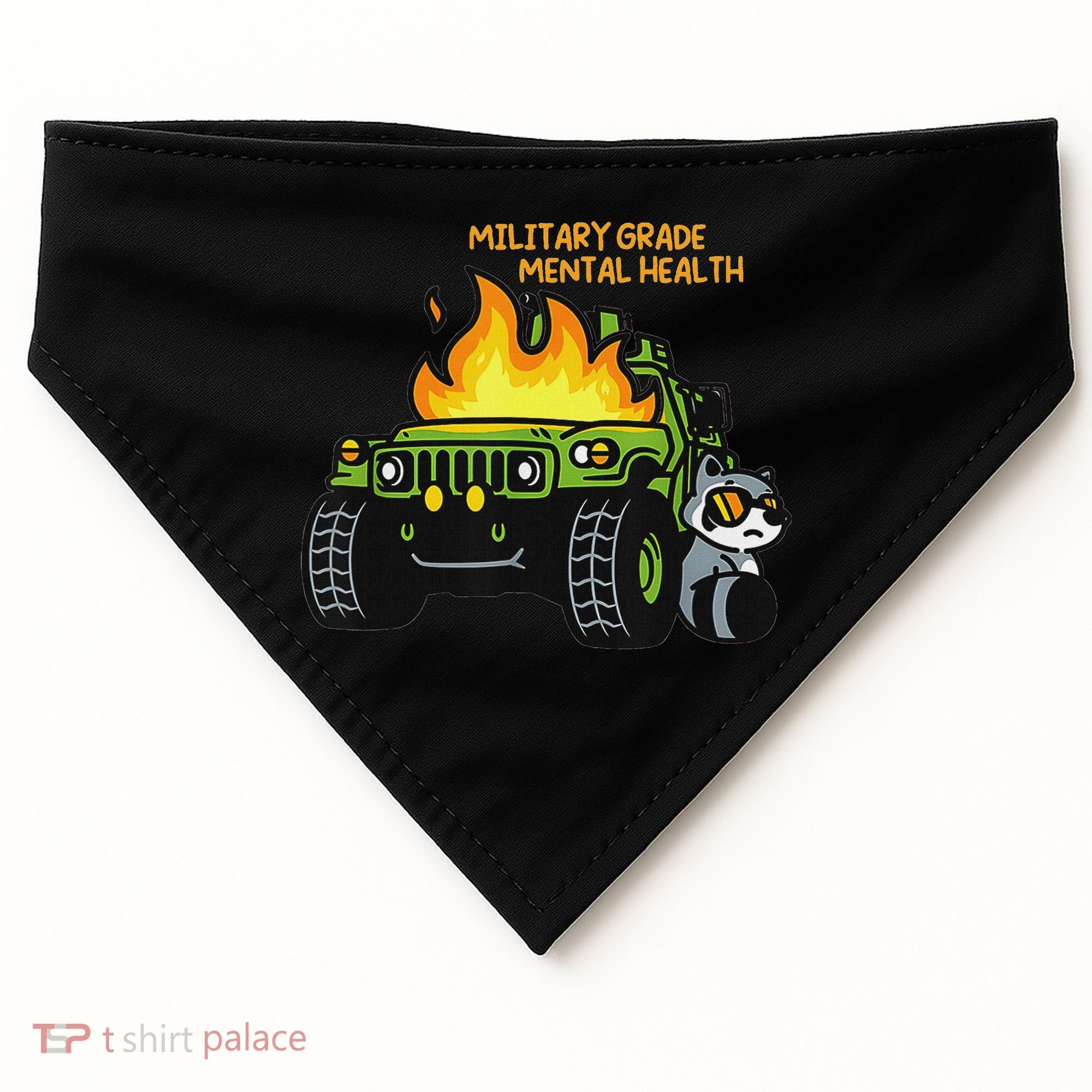 Military Grade Mental Health USA-Made Doggie Bandana